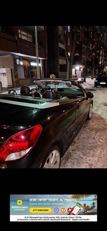 Gebraucht Peugeot 207 CC 120 PS (88 kW) 2011 Schwarz Cabrio