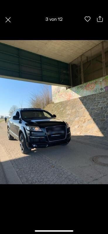 Schwarz Gebraucht 2008 Audi Q7 Comfort SUV | 13.500 € (Etwas zu teuer) - Bild 1/4