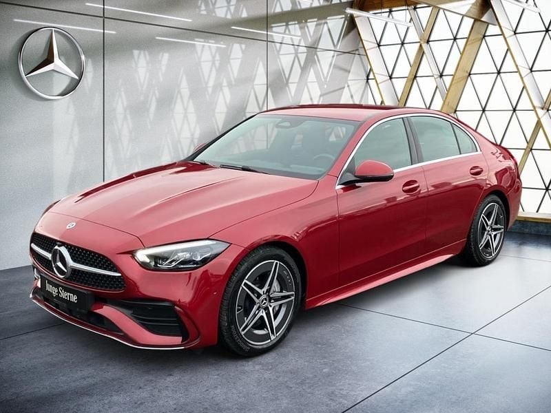 Gebraucht Mercedes C300 AMG 265 PS (194 kW) 2024 Designo patagonienrot metallic Limousine
