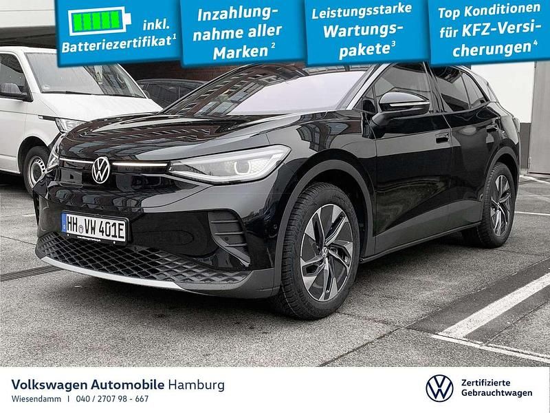 Grenadillschwarz metallic Gebraucht 2024 VW ID.4 Pro SUV | 54.950 € - Bild 1/3