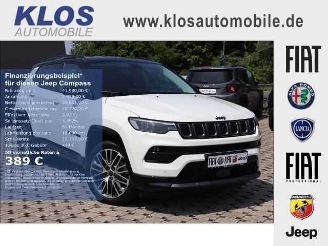 Solid black (schwarz) Neu 2025 Jeep Compass Summit SUV | 41.990 € (Teuer) - Bild 1/4