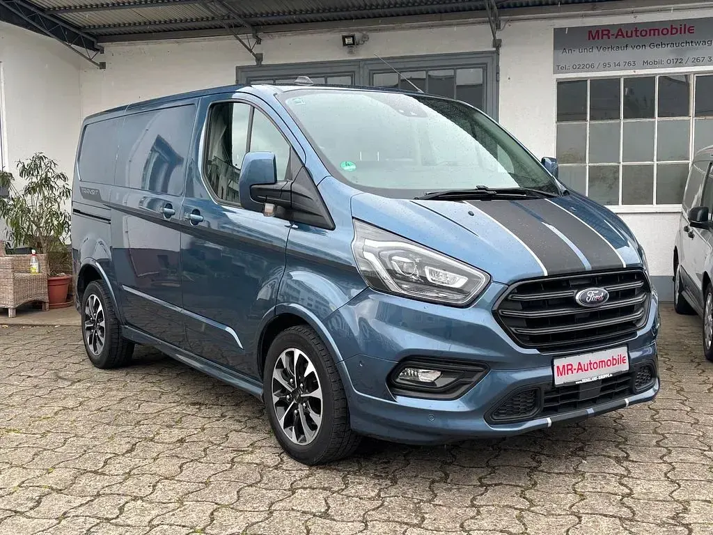 Gebraucht Ford Transit Custom Limited 184 PS (135 kW) 2021 Blau Van / Kleinbus