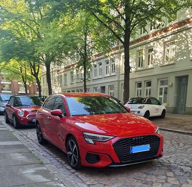 Gebraucht Audi A3 Advanced 150 PS (110 kW) 2021 Rot Limousine