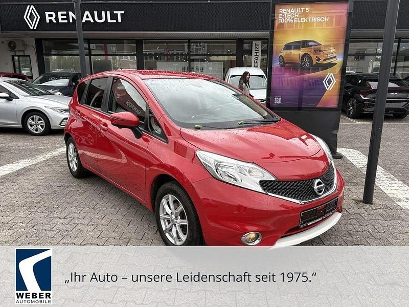 Rot Gebraucht 2015 Nissan Note Acenta+ Van / Kleinbus | 7.470 € (Etwas zu teuer) - Bild 1/4