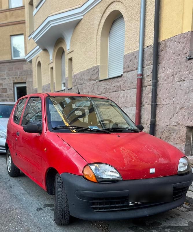 Rot Gebraucht 2000 Fiat Seicento Kleinwagen | 280 € (Superpreis) - Bild 1/4