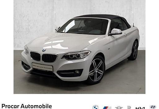 Gebraucht BMW 218 Sport Line 136 PS (100 kW) 2017 Weiß Cabrio