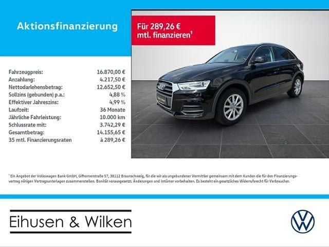 Schwarz Gebraucht 2015 Audi Q3 Comfort SUV | 16.870 € (Fairer Preis) - Bild 1/4