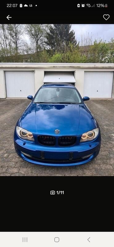 Blau Gebraucht 2008 BMW 118 Coupé Coupé | 2.750 € (Guter Preis) - Bild 1/4