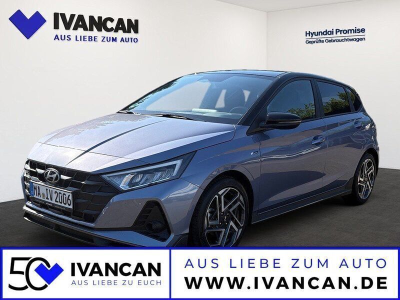 Meta blue/ phantom black Gebraucht 2025 Hyundai i20 N Line | 25.690 € (Etwas zu teuer) - Bild 1/4