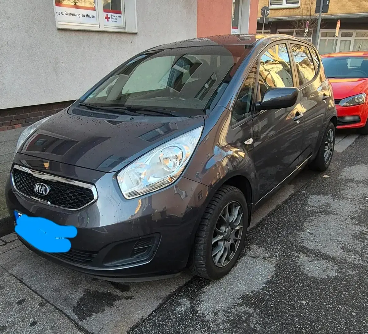 Gebraucht Kia Venga 125 PS (91 kW) 2014 Grau Kleinwagen