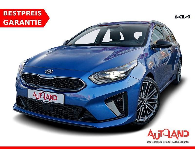 Blau Gebraucht 2021 Kia Ceed Sportswagon GT-Line Kombi | 23.990 € (Teuer) - Bild 1/4