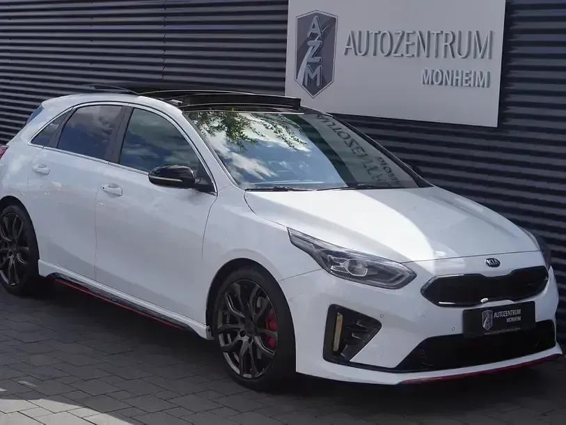 Gebraucht Kia Ceed GT GT 204 PS (150 kW) 2020 Sonderlackierung deluxeweiß metallic Limousine