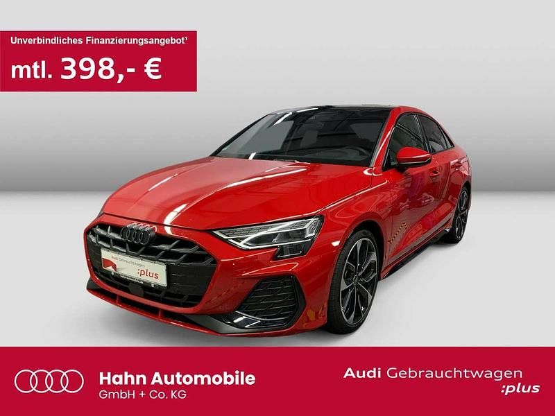 Progressivrot metallic Gebraucht 2024 Audi A3 S-Line Limousine | 40.990 € - Bild 1/3
