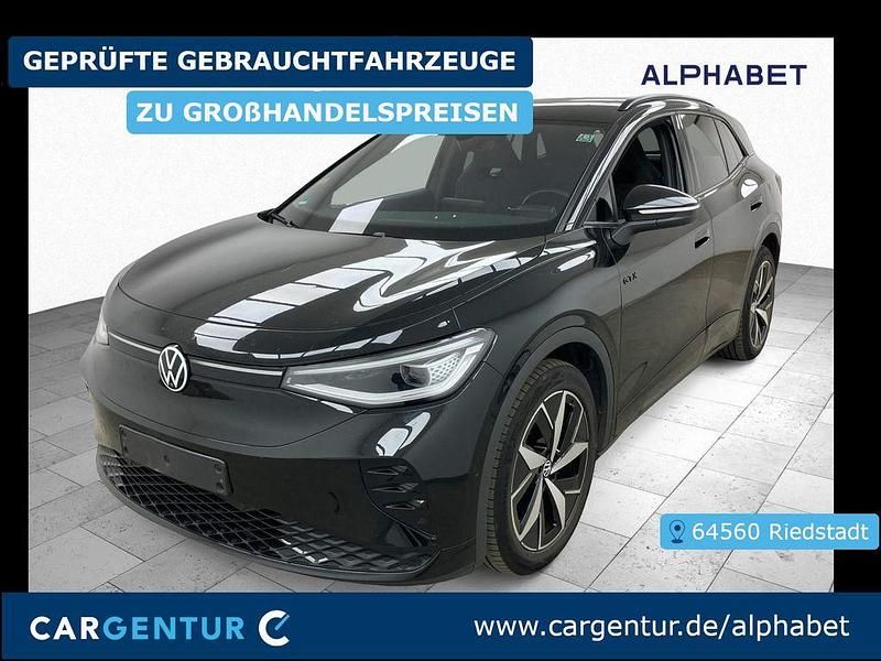 Mythosschwarz metallic Gebraucht 2023 VW ID.4 GTX SUV | 25.990 € (Superpreis) - Bild 1/2