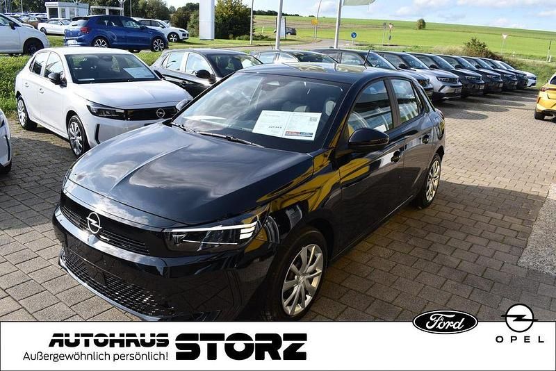 Schwarz (karbon schwarz) Neu 2025 Opel Corsa-e Edition Kleinwagen | 28.900 € - Bild 1/4