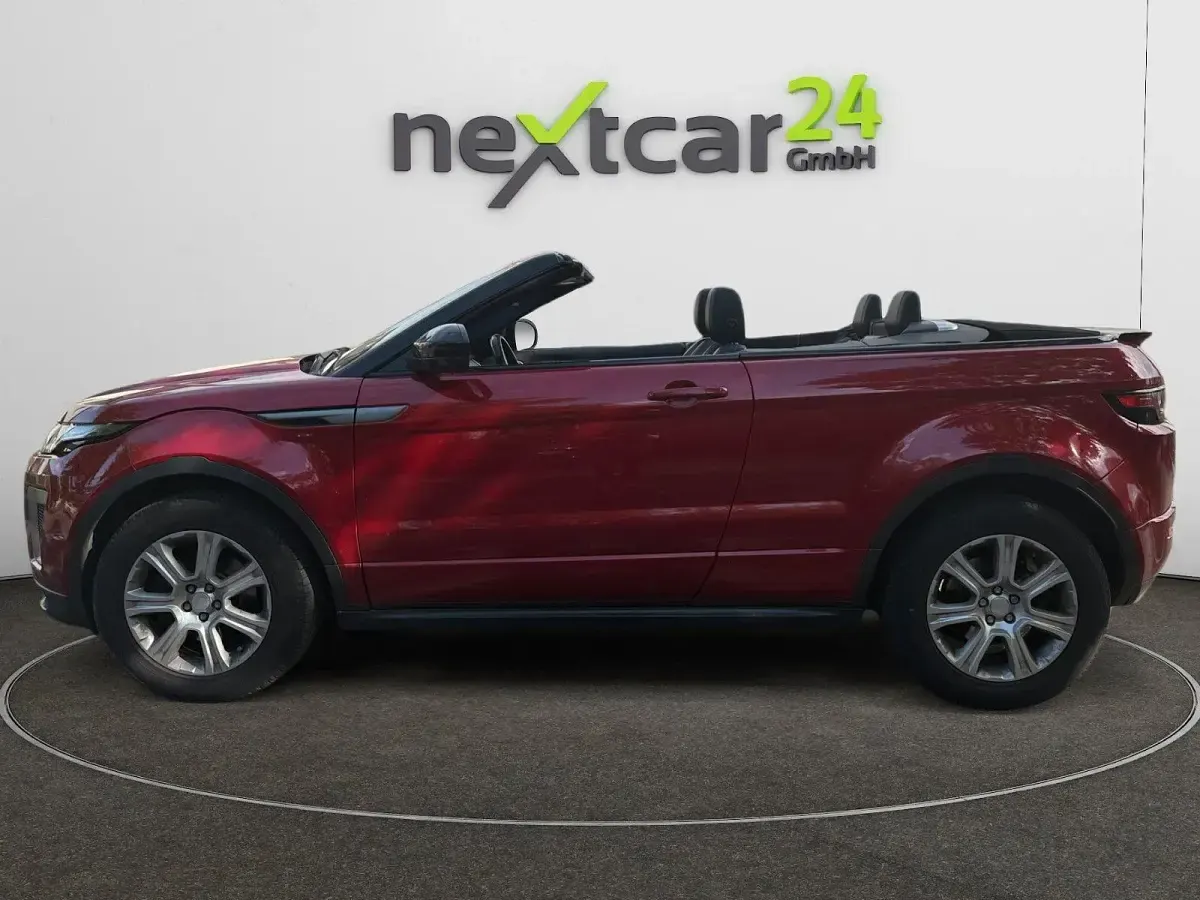 Gebraucht Land Rover Range Rover evoque SE Dynamic 150 PS (110 kW) 2017 Rot metallic Cabrio