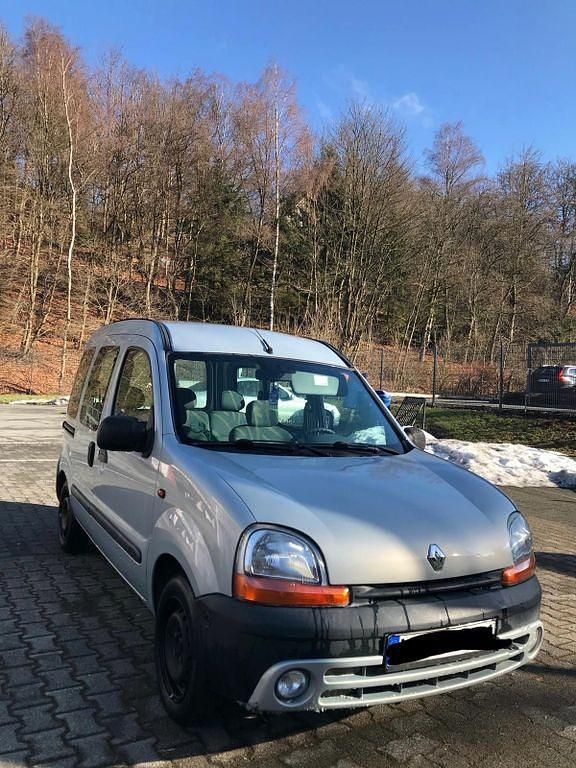 Gebraucht Renault Kangoo Expression 75 PS (55 kW) 2001 Silber Van / Kleinbus