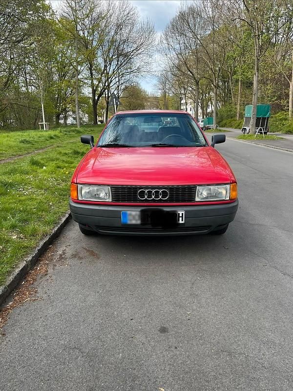 Second-hand Audi 80 70 CP (51 kW) 1990 Roșu Berlinǎ