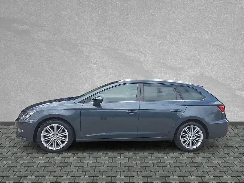 Usata Seat Leon ST Beats 131 CV (96 kW) 2019 Grigio Station wagon