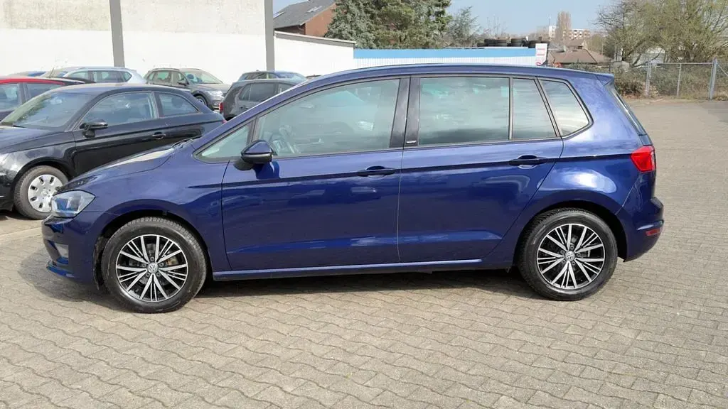 Gebraucht VW Golf Sportsvan Allstar 116 PS (85 kW) 2017 Blau Van / Kleinbus