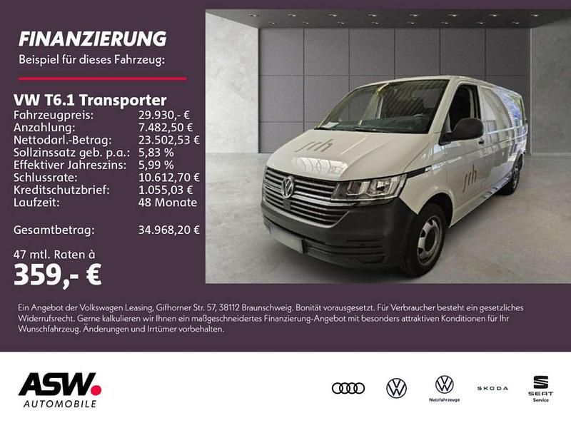 Candyweiß Gebraucht 2022 VW T6.1 Van | 29.930 € - Bild 1/3