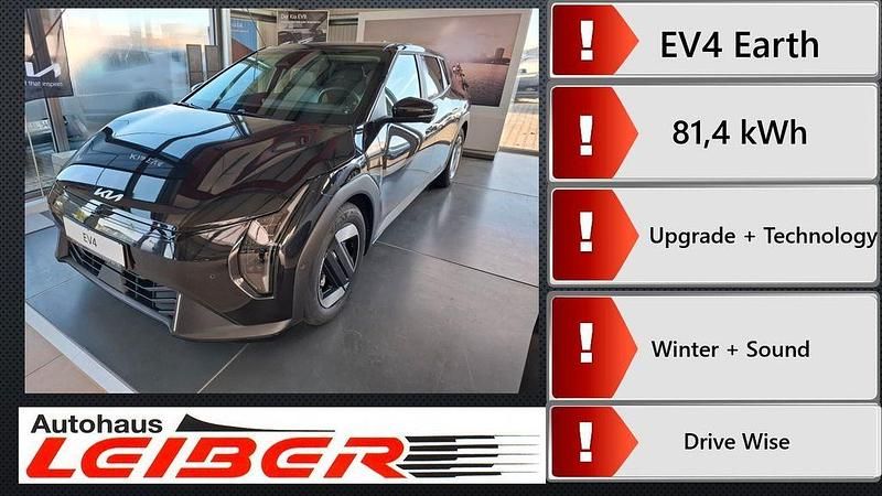Neu Kia EV4 Earth 150 kW (204 PS) 2025 Schwarz Kleinwagen