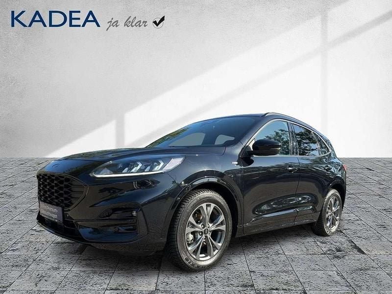 Obsidianschwarz metallic Gebraucht 2022 Ford Kuga ST-Line SUV | 24.480 € (Superpreis) - Bild 1/4
