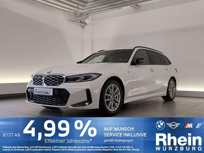 Weiss Gebraucht 2024 BMW 340 M Sport Kombi | 56.470 € (Fairer Preis) - Bild 1/4