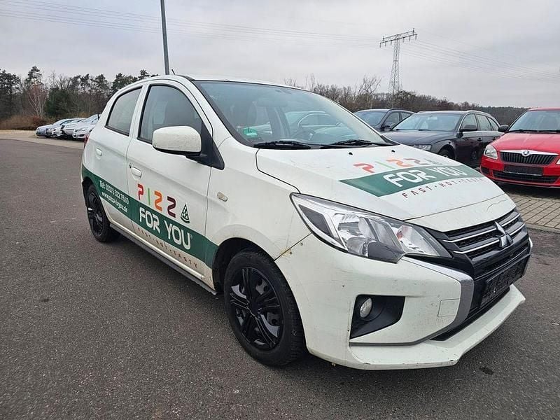 Weiß Gebraucht 2021 Mitsubishi Space Star Basis Kleinwagen | 3.990 € (Superpreis) - Bild 1/4