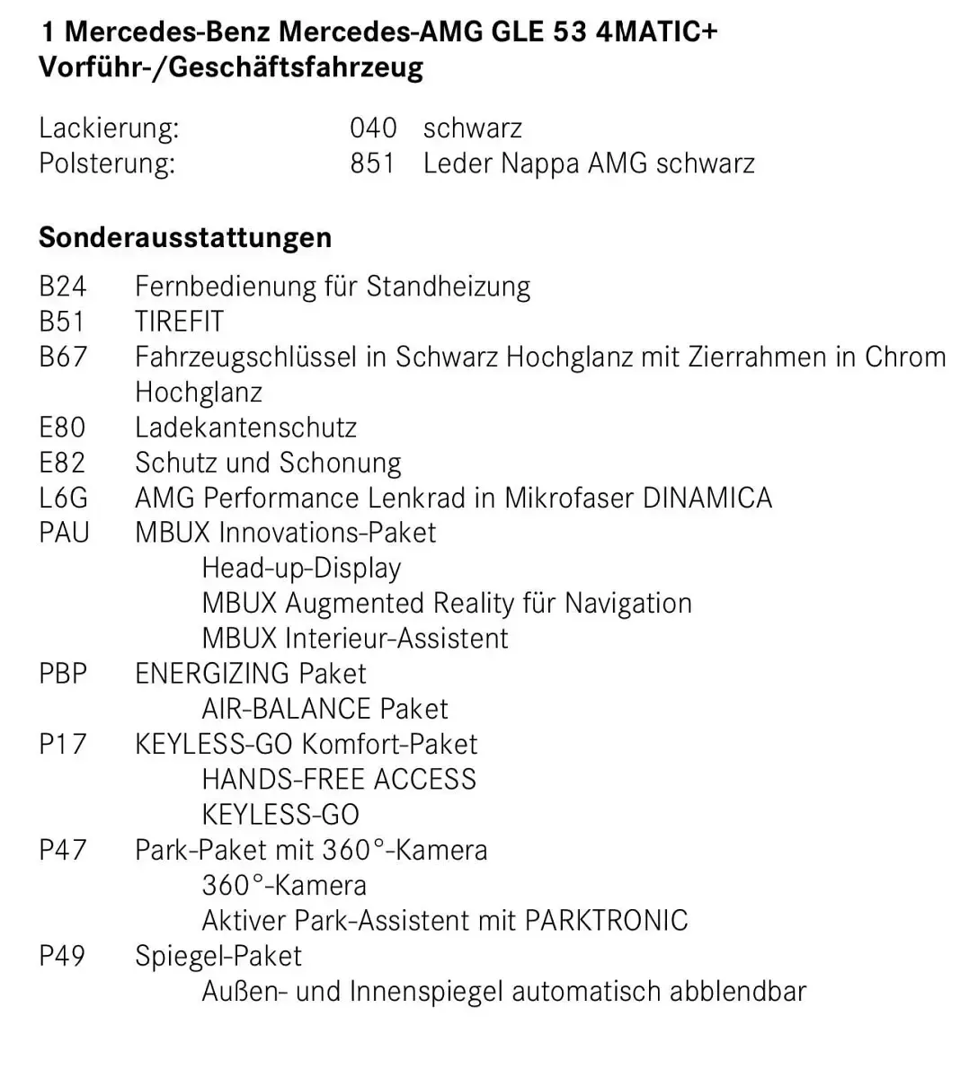 Gebraucht Mercedes GLE53 AMG AMG 435 PS (319 kW) 2020 Schwarz SUV