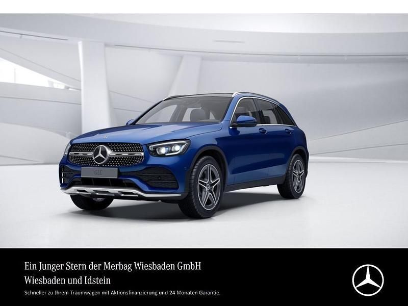 Brilliantblau Gebraucht 2020 Mercedes GLC400d AMG line SUV | 46.890 € (Fairer Preis) - Bild 1/4