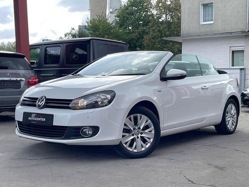 Weiß Gebraucht 2014 VW Golf Cabriolet Basis Cabrio | 11.890 € (Fairer Preis) - Bild 1/4