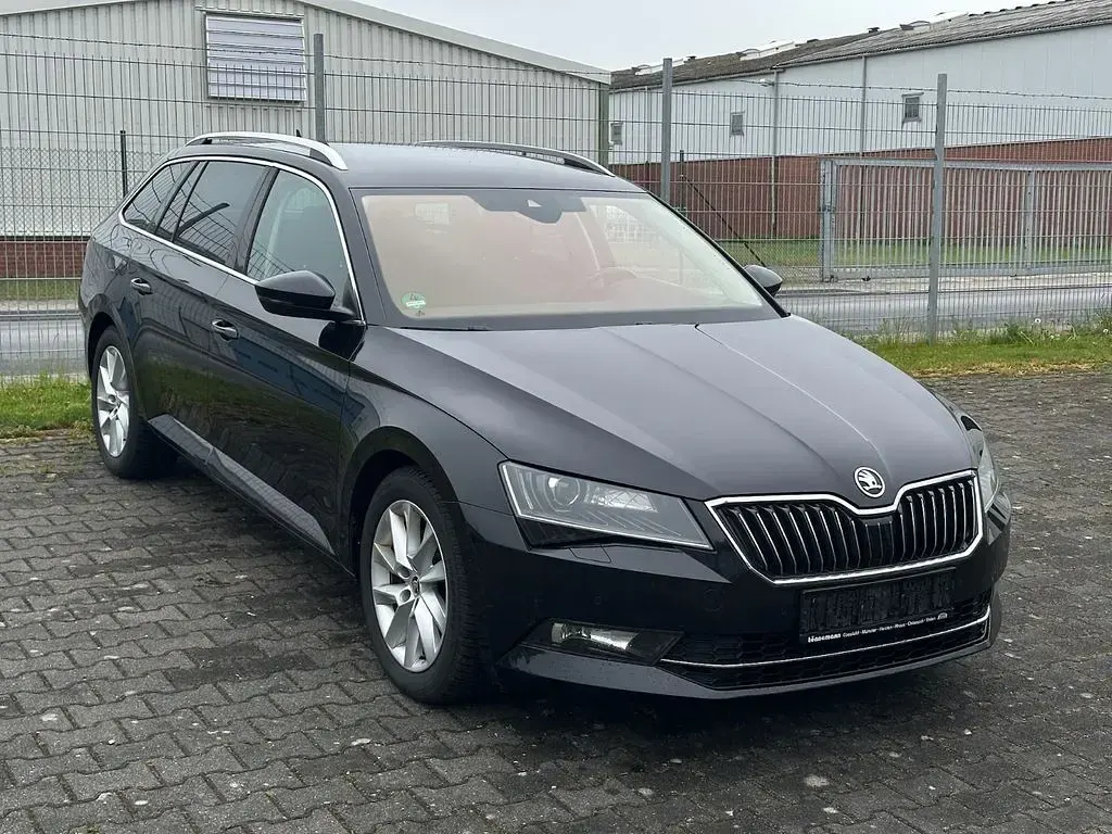 Brugt Skoda Superb 190 HK (139 kW) 2018 Sort Stationcar