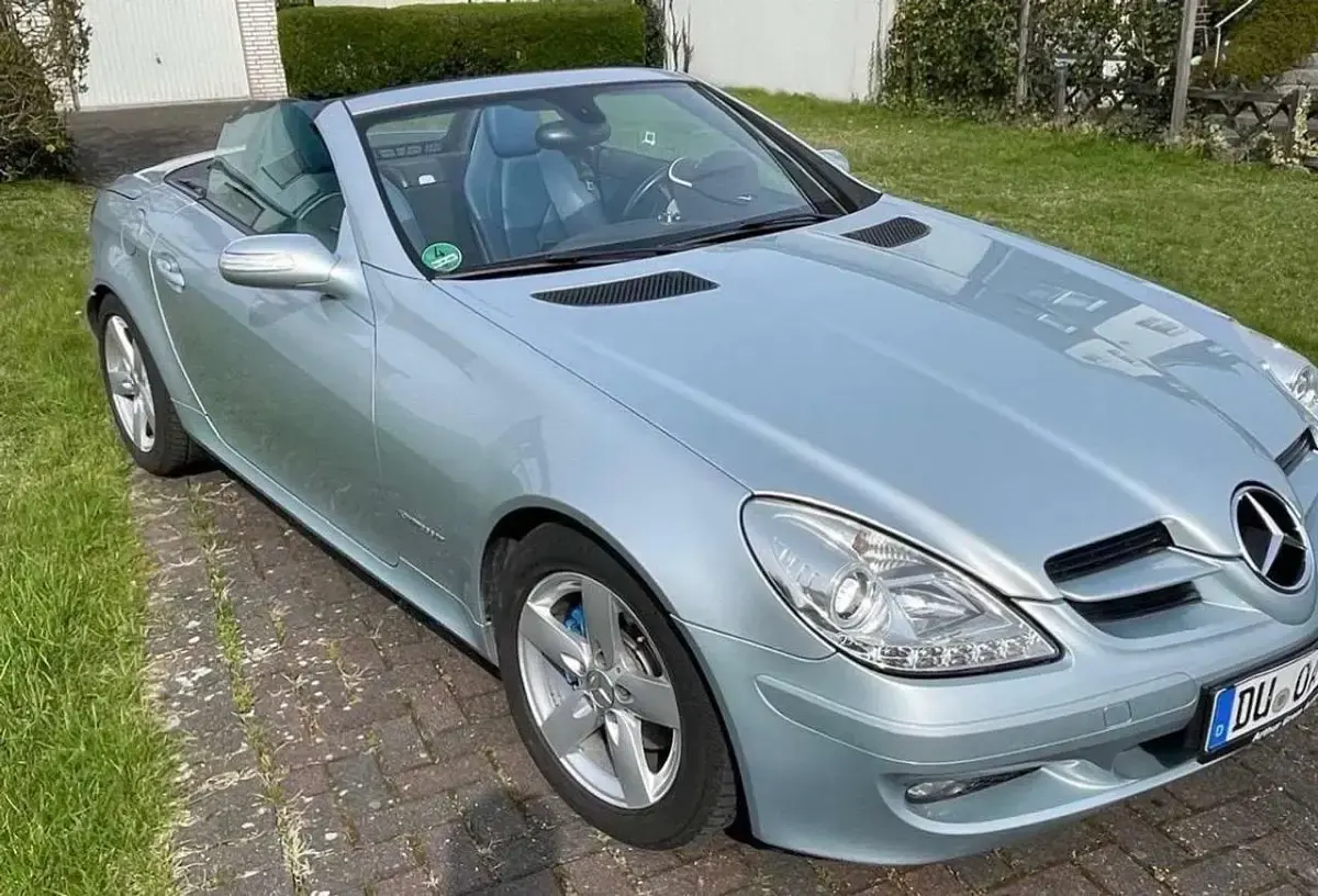 Gebraucht Mercedes SLK200 163 PS (119 kW) 2004 Blau Cabrio