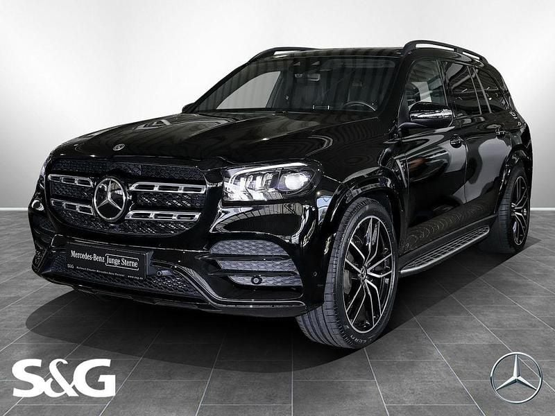 Metalliclack obsidianschwarz Gebraucht 2023 Mercedes GLS400 AMG SUV | 107.970 € - Bild 1/4