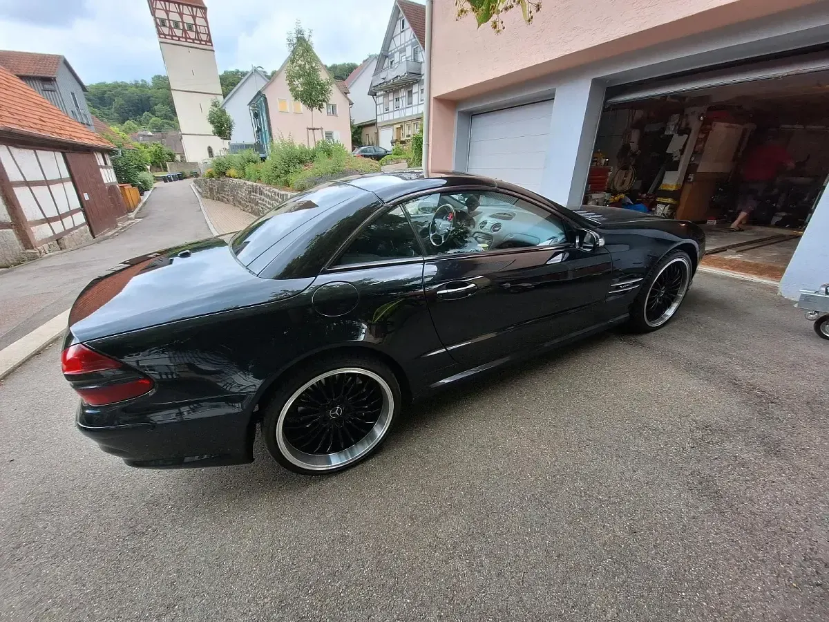 Gebraucht Mercedes SL600 512 PS (376 kW) 2005 Schwarz Cabrio