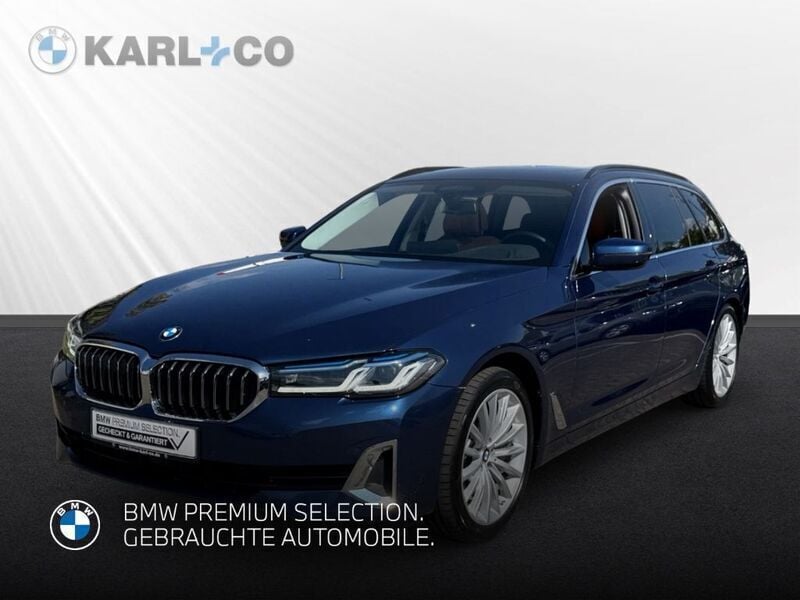 Blau Gebraucht 2021 BMW 530 Luxury Line Kombi | 39.778 € (Guter Preis) - Bild 1/4
