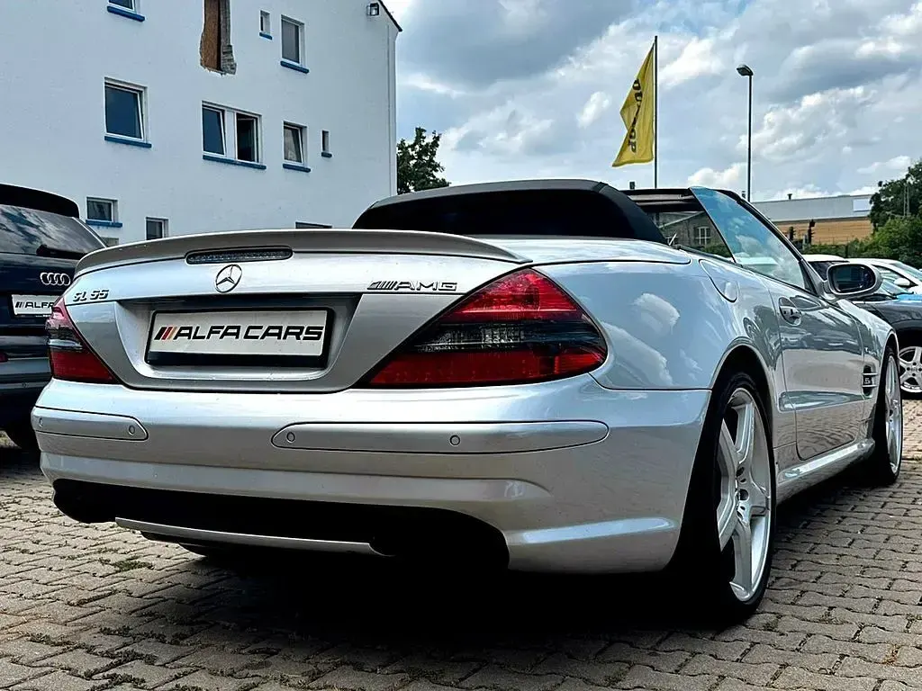 Gebraucht Mercedes SL55 AMG AMG 500 PS (367 kW) 2002 Silber Cabrio