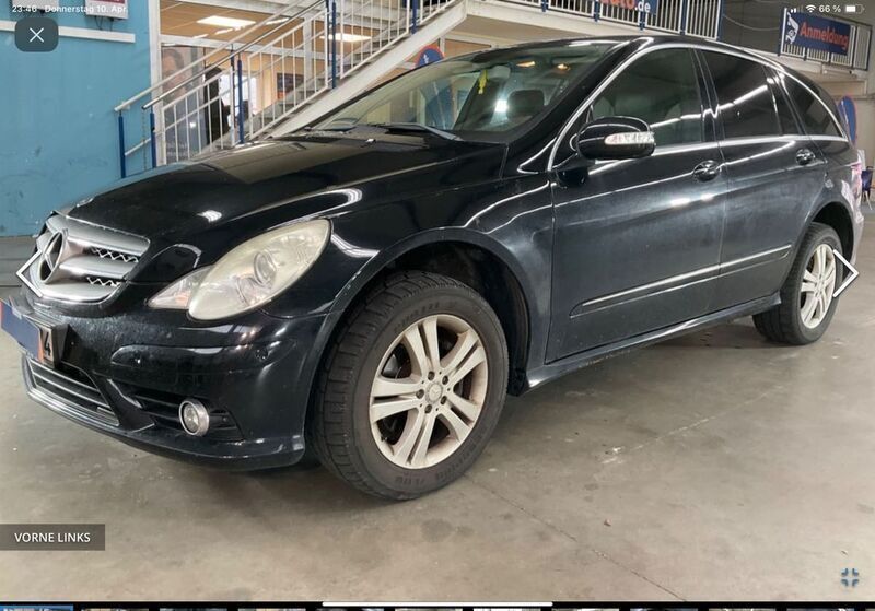 Schwarz Gebraucht 2008 Mercedes R280 Van / Kleinbus | 3.998 € - Bild 1/4
