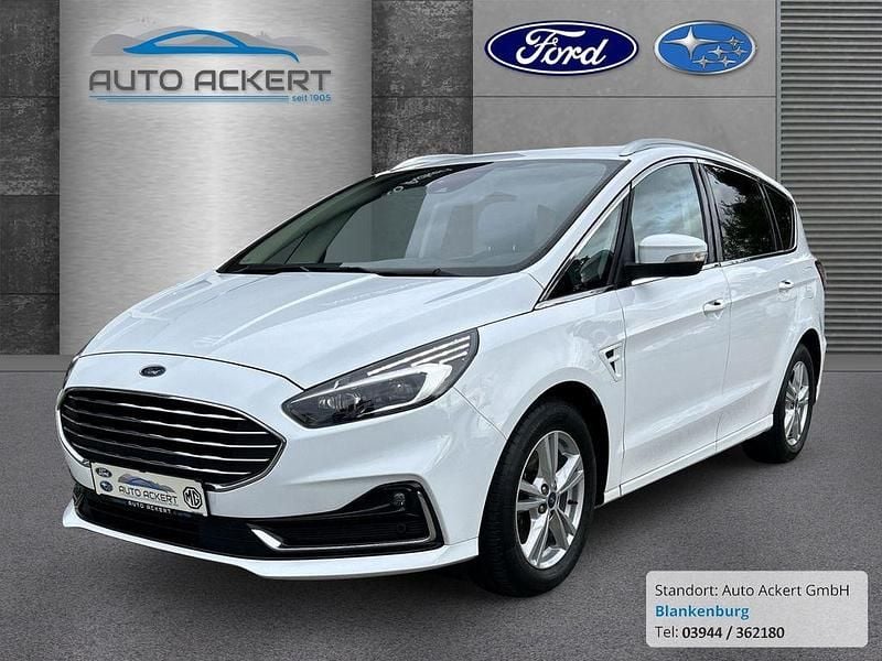 Weiss Gebraucht 2021 Ford S-MAX Titanium Van / Kleinbus | 23.990 € (Superpreis) - Bild 1/4