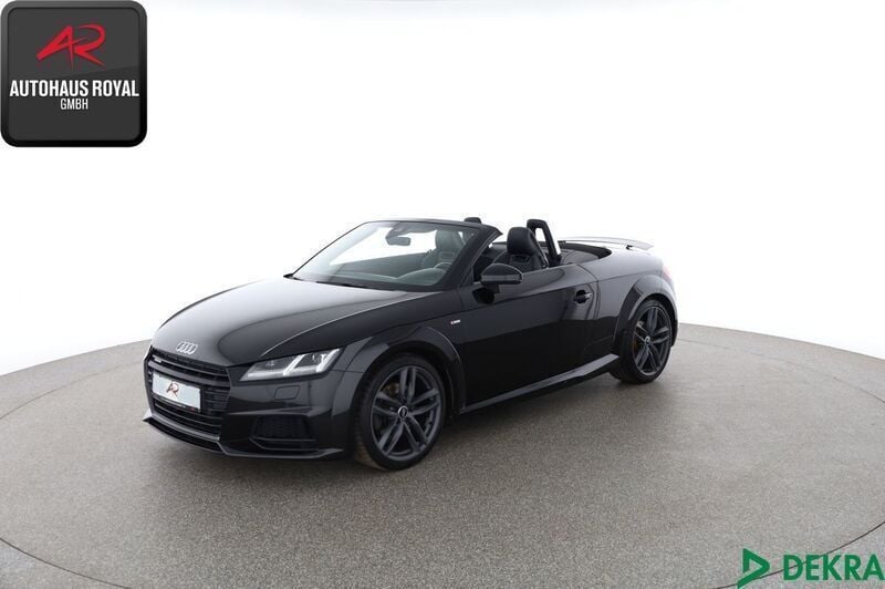 Schwarz (metallic) Gebraucht 2017 Audi TT Roadster S-Line Cabrio | 27.480 € (Fairer Preis) - Bild 1/2