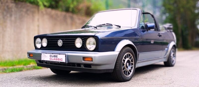 Blau Gebraucht 1990 VW Golf Cabriolet Cabrio | 12.900 € - Bild 1/4