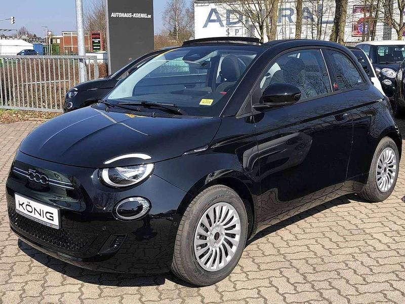 Onyx schwarz Neu 2025 Fiat 500C Red Cabrio | 27.688 € - Bild 1/4