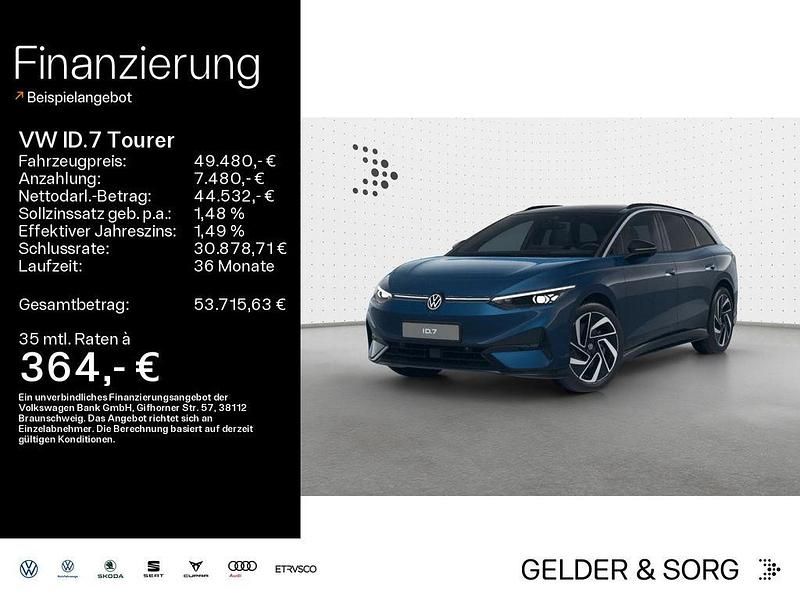 Gebraucht VW ID.7 Pro 210 kW (286 PS) 2024 Aquamarinblau metallic Kombi