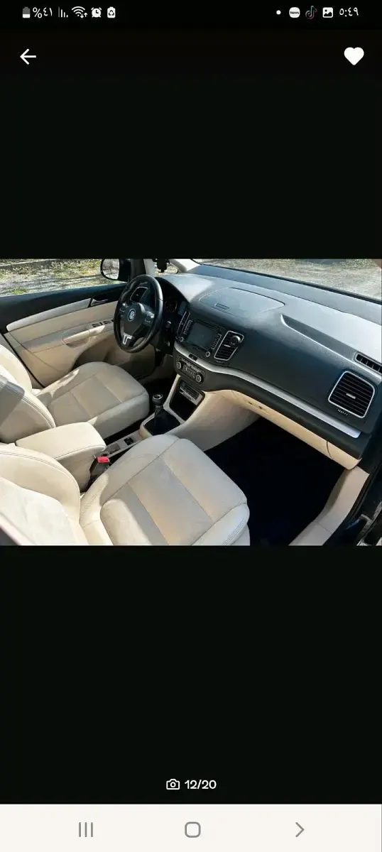 Gebraucht VW Sharan 170 PS (125 kW) 2011 Schwarz Van / Kleinbus