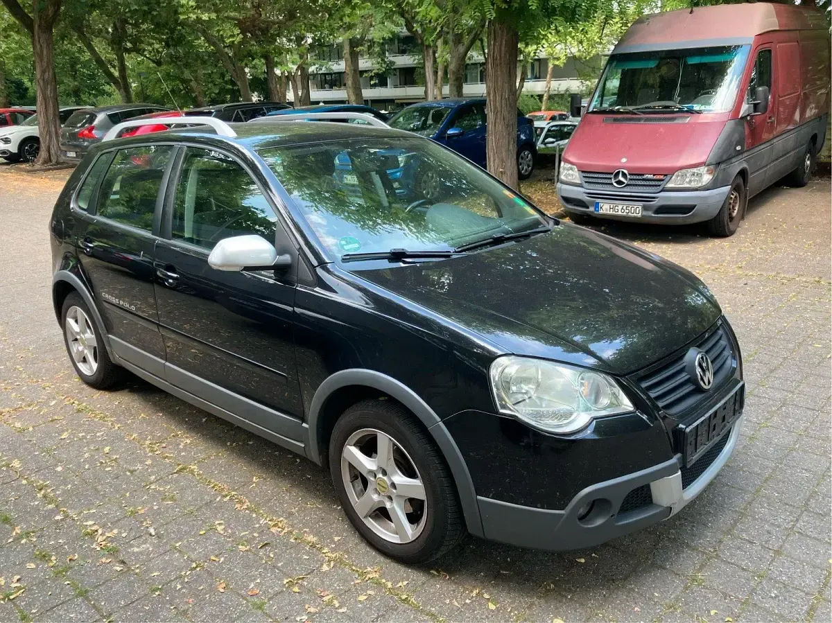Gebraucht VW Polo Cross 80 PS (58 kW) 2006 Schwarz Kleinwagen