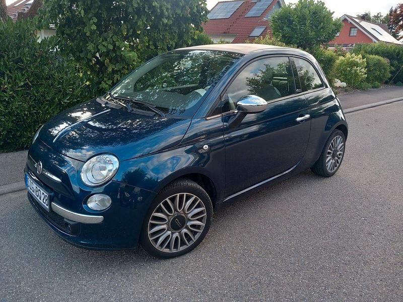 Blau Gebraucht 2014 Fiat 500C Cabrio | 4.500 € (Superpreis) - Bild 1/4
