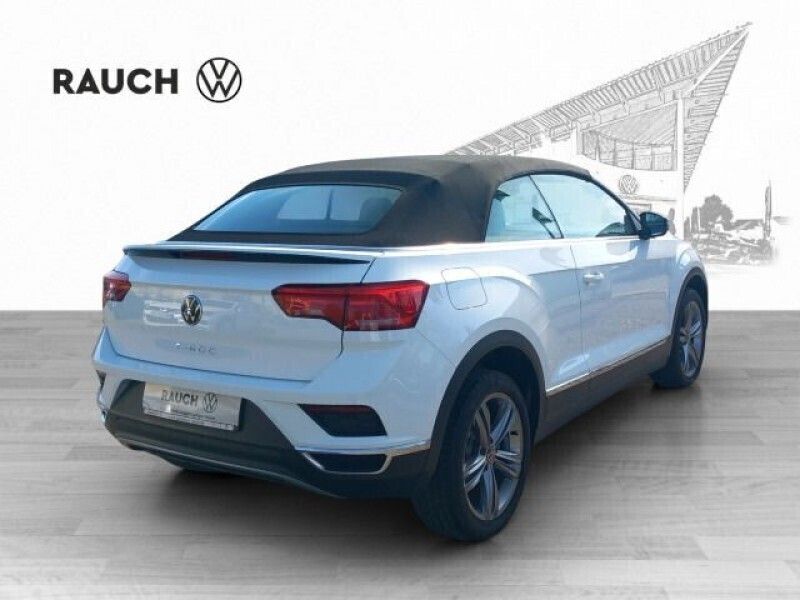 Gebraucht VW T-Roc Cabriolet Style 150 PS (110 kW) 2021 Weiß Cabrio