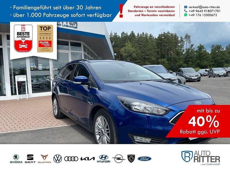 Blau Gebraucht 2018 Ford Focus Cool & Connect Limousine | 11.490 € (Guter Preis) - Bild 1/4