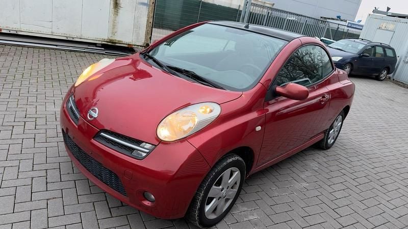 Rot Gebraucht 2008 Nissan Micra C+C Cabrio | 2.999 € (Fairer Preis) - Bild 1/4